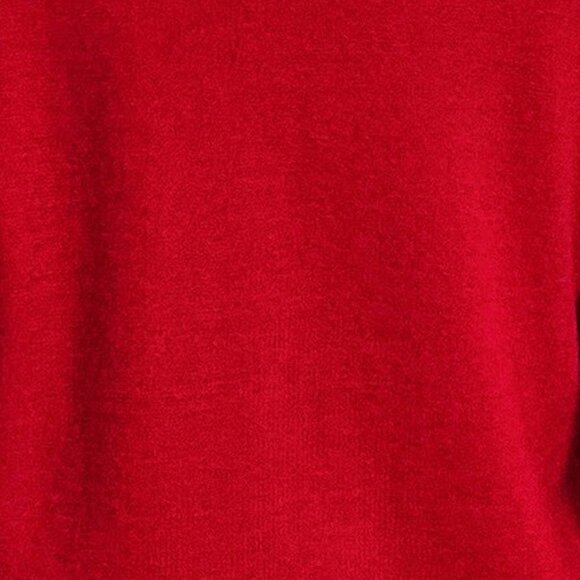 Red Casual Women's Christmas Sequin Pullover Sweater - Picture 7 of 7